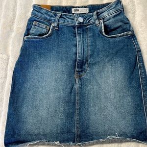 Zara blue denim skirt size XS